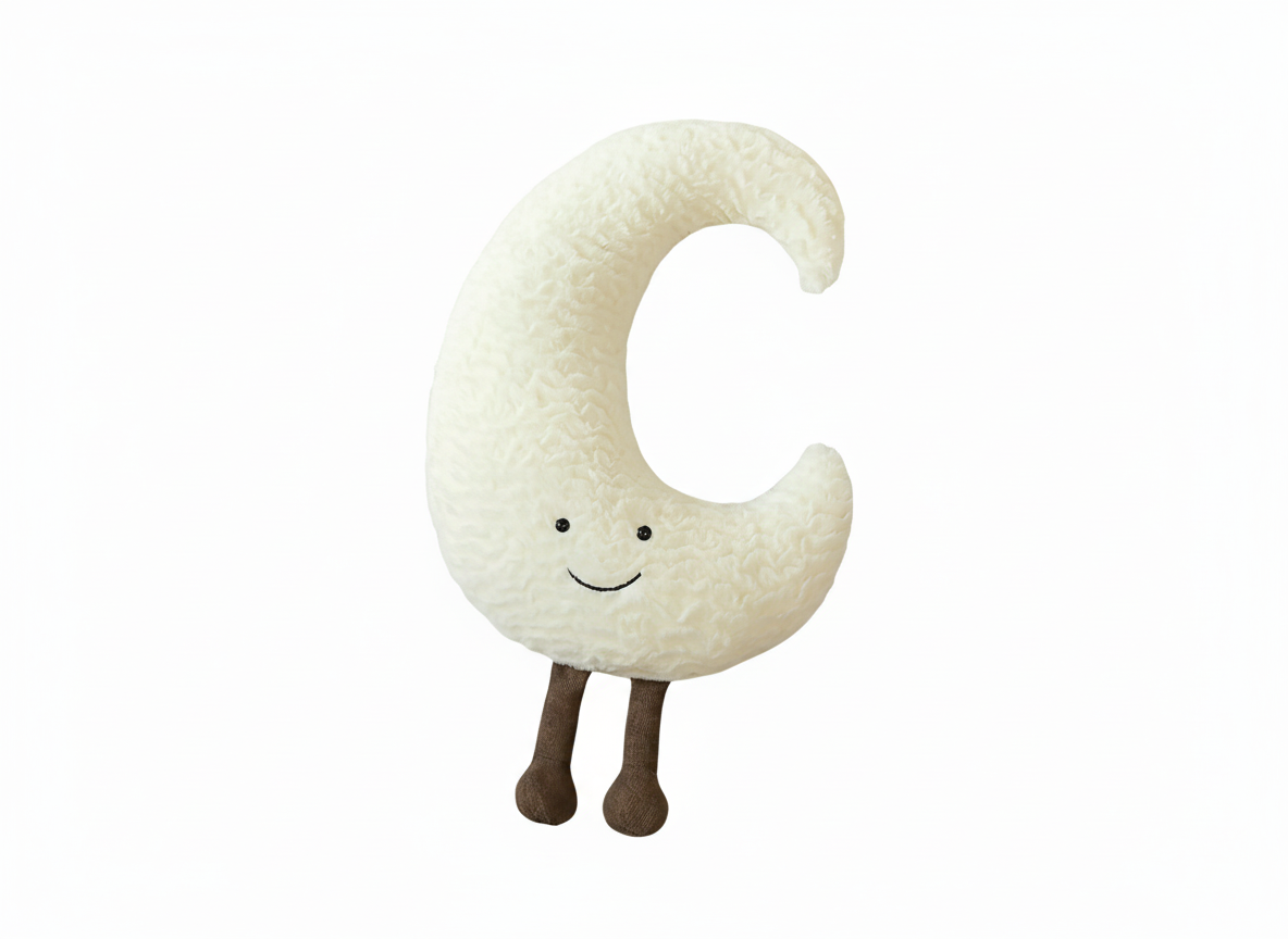 PLUSHIE FRIENDZ Smile Moon Star Sun Plush Pillow