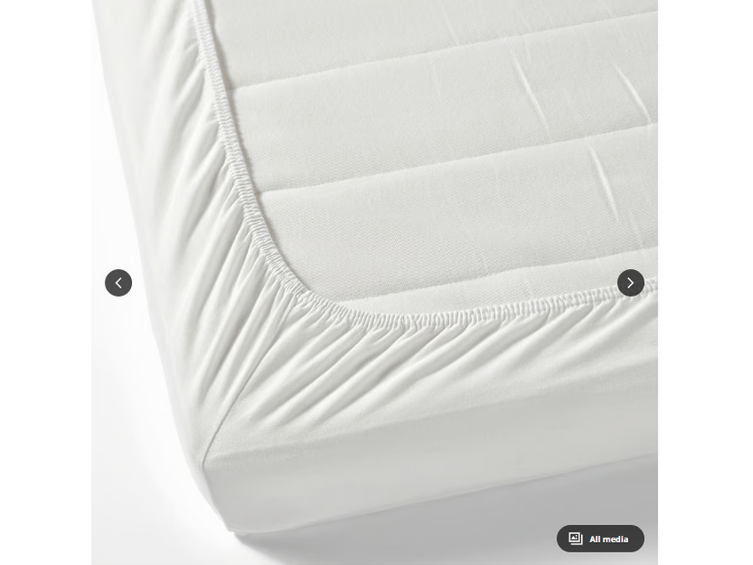 IKEA LEN fitted sheet 28"x63"